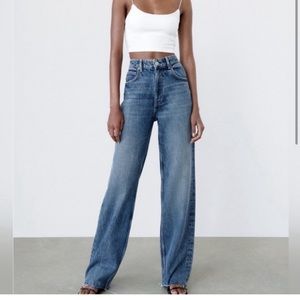 Zara Wide Leg 6688/023 blue size 10 (US) - 90s Jeans New Never Worn :)
